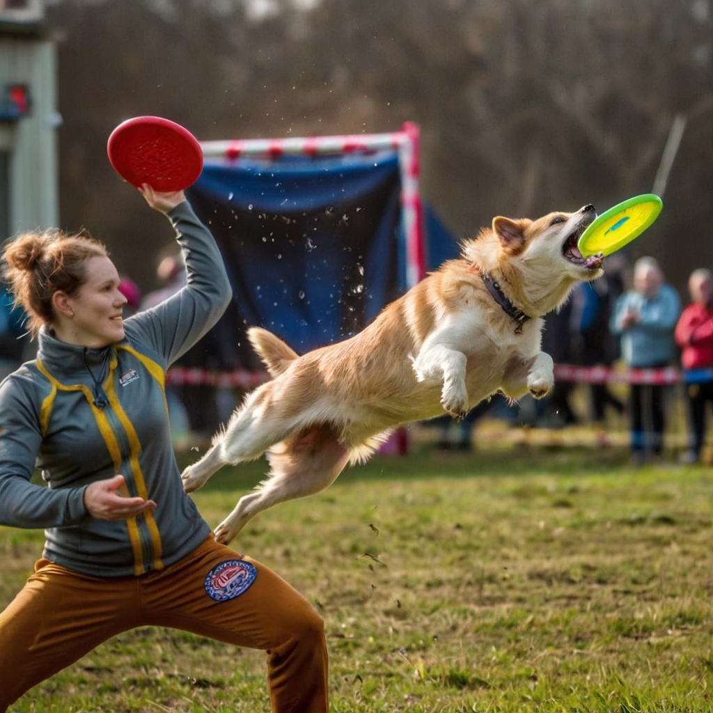 How do you raise puppies from birth to be suited for specific disc catching needs?