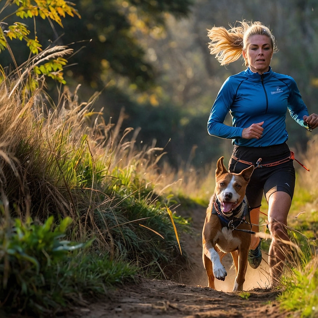 What are the competition categories in canicross?