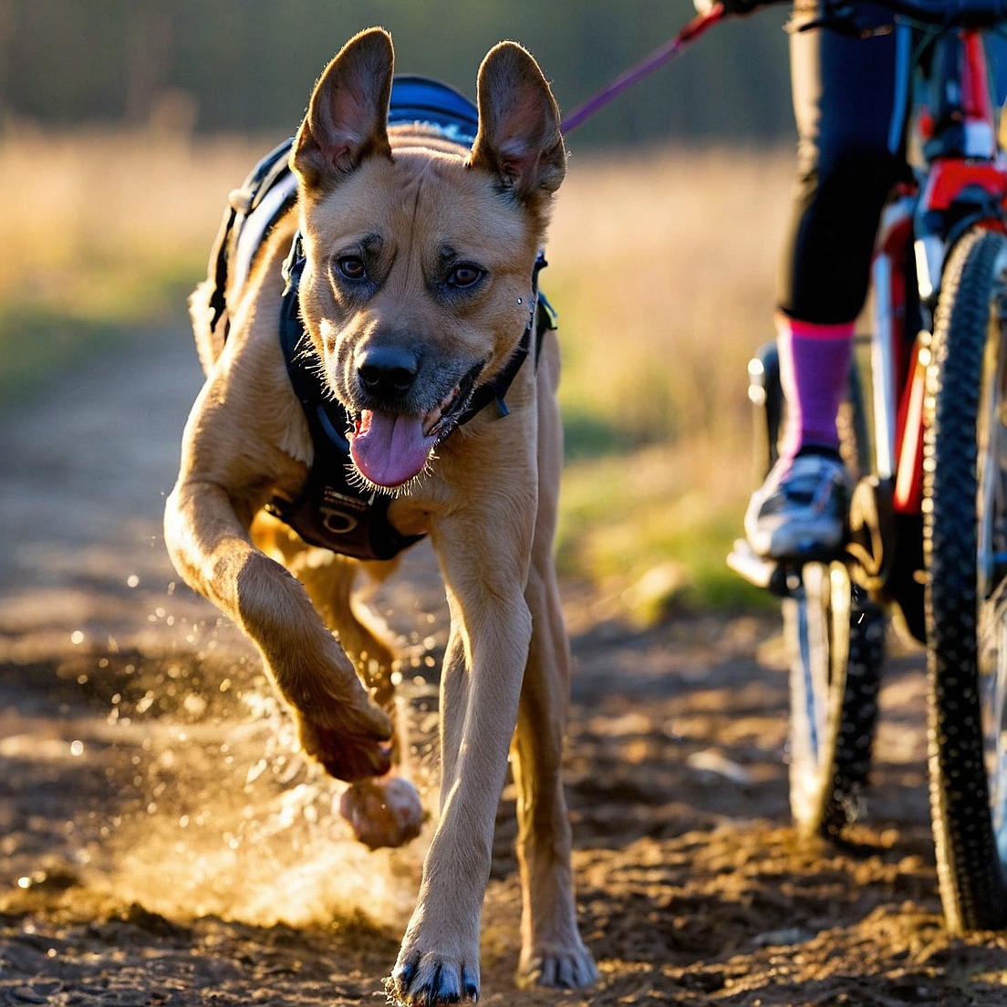 What are the most common disqualifications in bikejoring competitions for dogs?