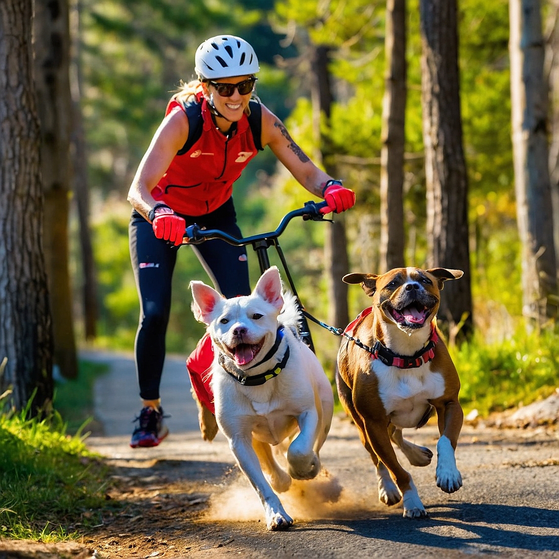 What equipment is needed for dog scooter?
