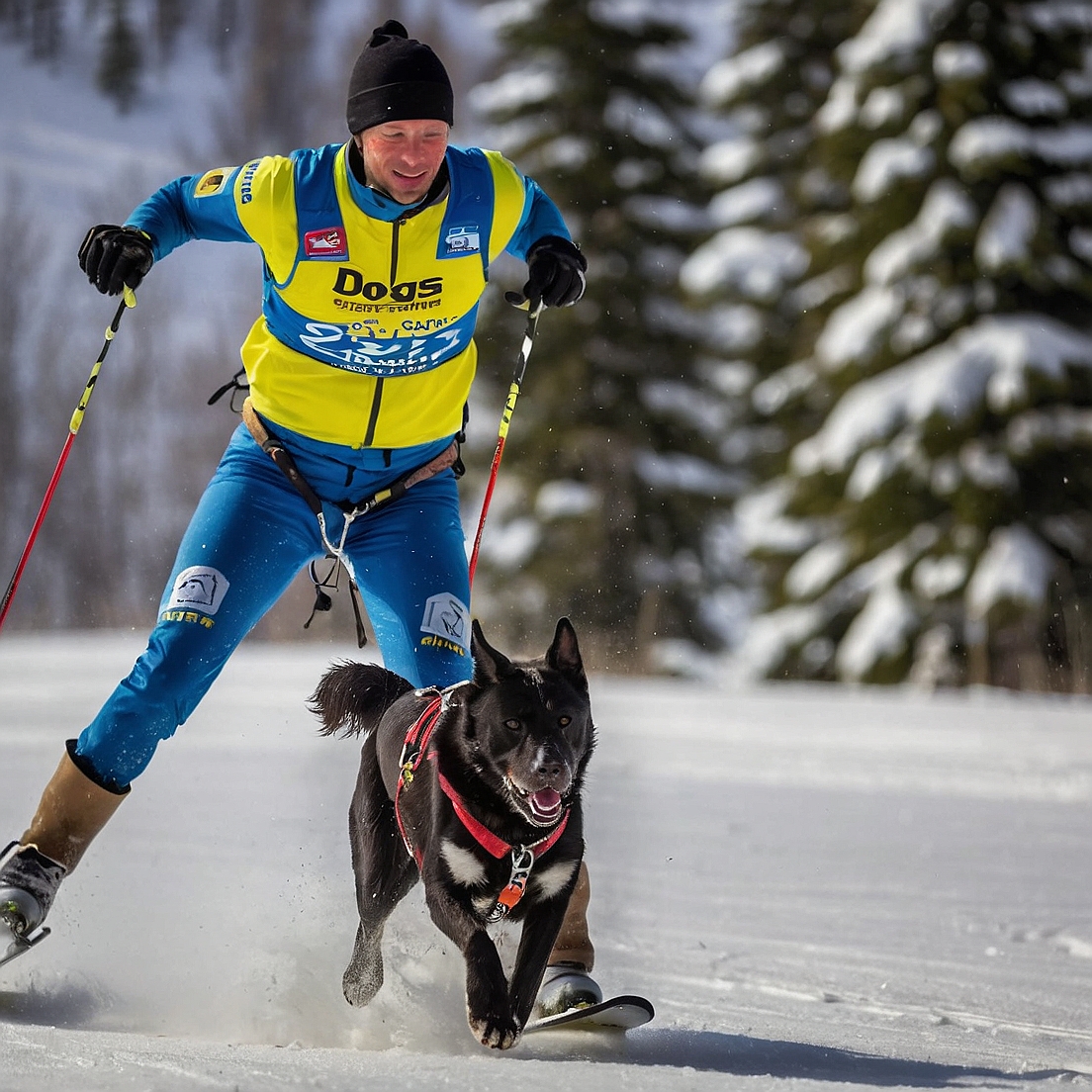 What are the most common grooming products used for skijoring dogs?