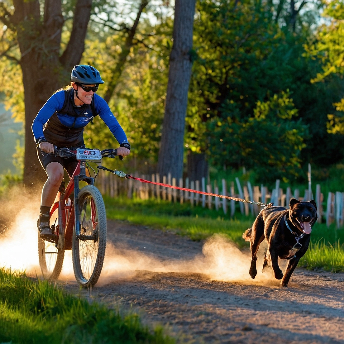 How do you train a dog for bikejoring?