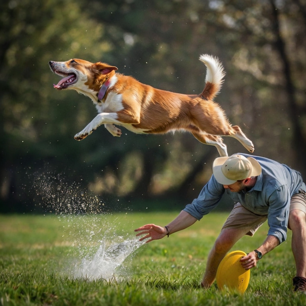 How do you handle a nervous dog during a routine?
