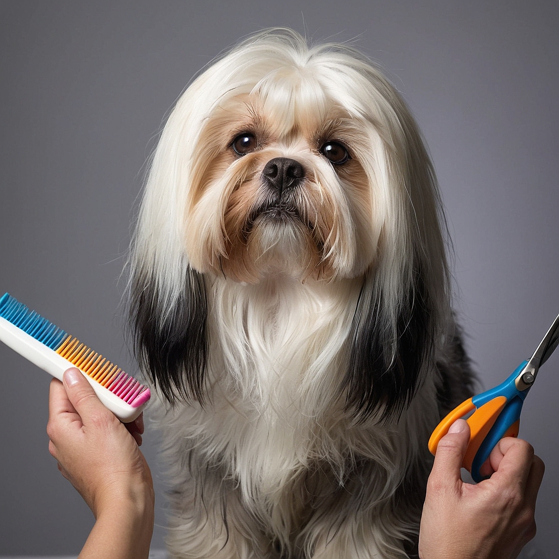 What are the most common bathing techniques for dogs?