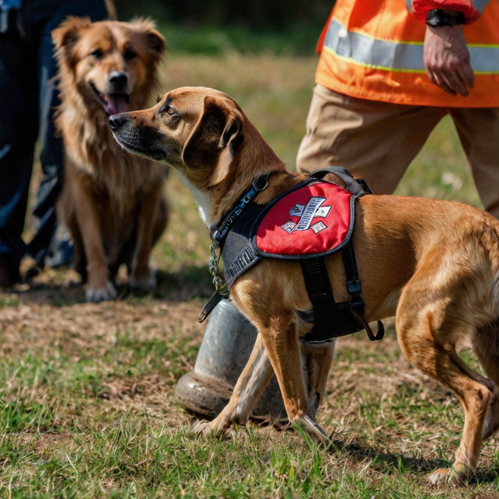 How do you practice field etiquette with your rescue dog?